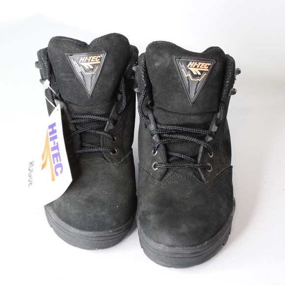 Vtg New Hi Tec Mens 7.5 Rogue Hiking Boots Black main image 8